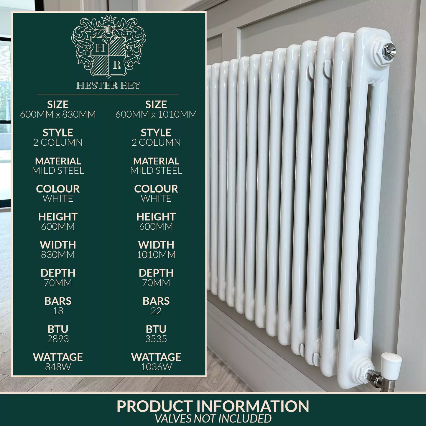 Traditional 2 Column Radiator